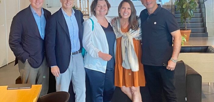 Dan Keough Co-CEO/Co-Founder at BrokerTech Ventures, Susan Hatten COO at BrokerTech Ventures, Ellen Willadsen CIO, and Executive Sponsor at Brokertech ventures and Tom Stewart CEO, Kobi Benadalak CEO Insurtech Israel