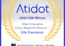Atidot has been named ‘Most Innovative cloud-based AI Platform – Life Insurance – USA’ by The International Finance Awards 2022 