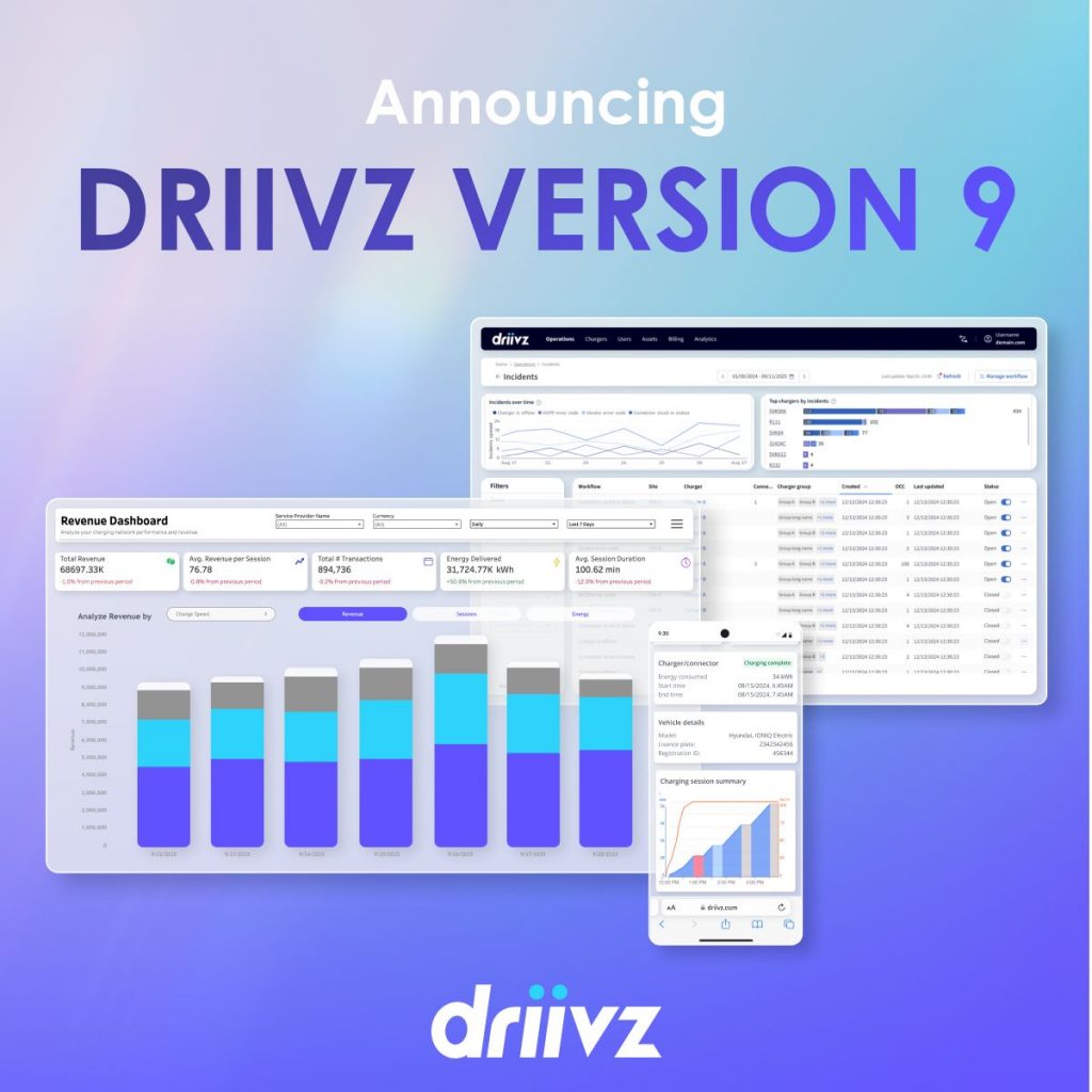 Vontier’s Driivz Releases Version 9 to Allow Leading EV Charging ...