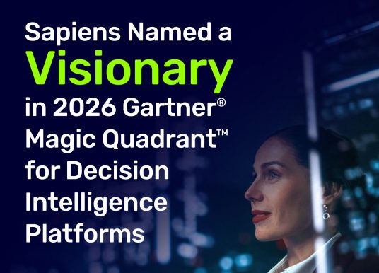 Sapiens Named a Visionary in 2026 Gartner® Magic Quadrant™ for Decision Intelligence Platforms
