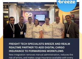 Freight Tech Specialists Breeze And Realm Realtime Partner To Add Digital Cargo Insurance To Forwarding Workflows